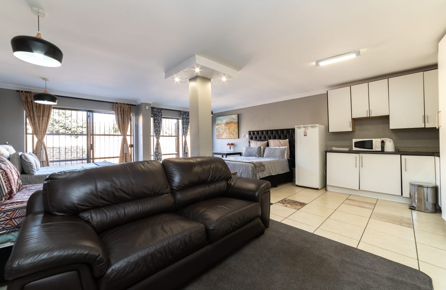 VIP Room 2 interior at Thatch Haven Guesthouse, Centurion